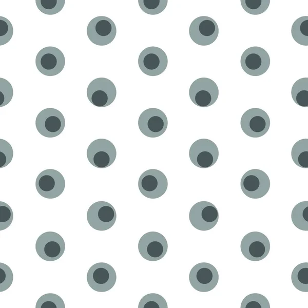 Grijs Polka Dot Abstracte Naadloze Patroon Vector Illustratie — Stockvector