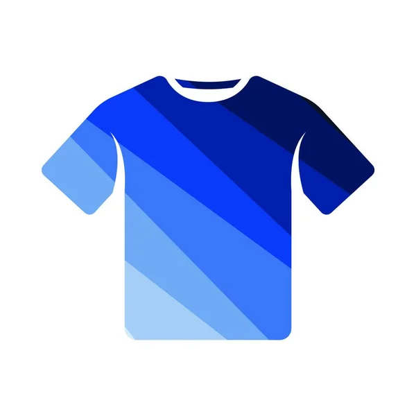 Εικονίδιο Μπλουζάκι Επίπεδη Χρώμα Σκάλα Σχεδιασμού Απεικόνιση Διανυσματικών Φορέων — Διανυσματικό Αρχείο