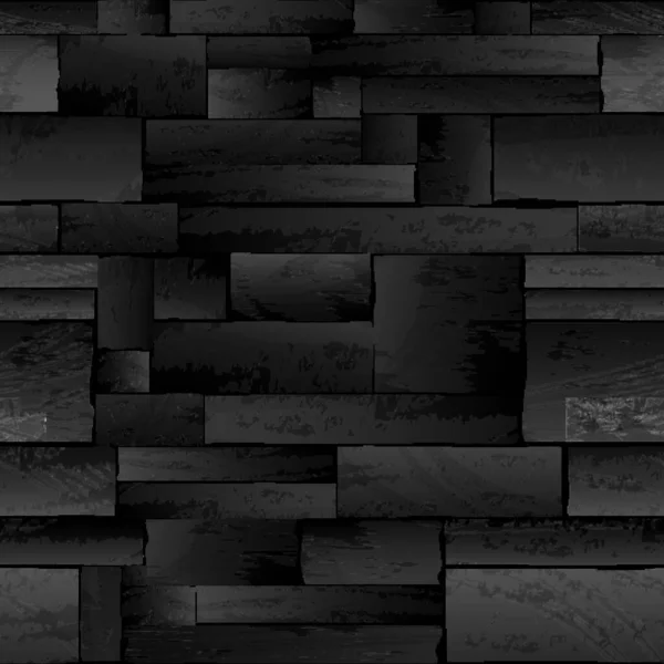 Nahtlose Steinmauer Voller Vektor Textur Hintergrund — Stockvektor