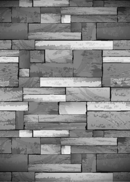 Stenen Muur Textuur Volledige Vector Textuur Achtergrond — Stockvector