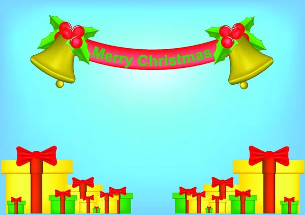 Fundo Colorido Para Natal Ano Novo Cartão Férias —  Vetores de Stock