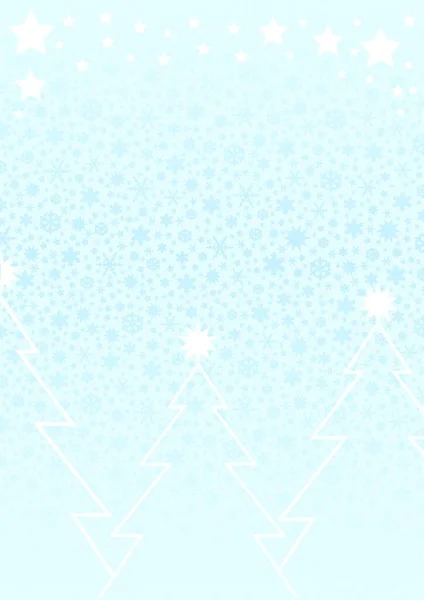 Fondo Con Copos Nieve Vector Stock — Archivo Imágenes Vectoriales