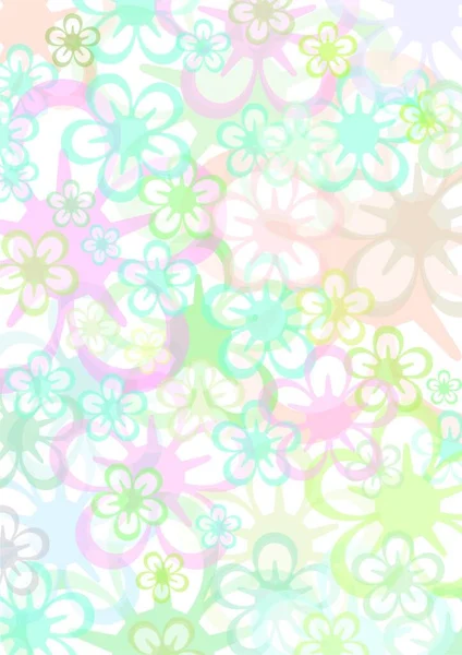 Fond Floral Graphisme Vectoriel — Image vectorielle
