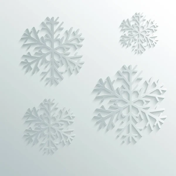 Farbenfrohe Illustration Mit Abstraktem Schneefall Für Ihr Design — Stockvektor