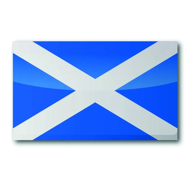 Flag Scotland Vector Illustration — Stock Vector