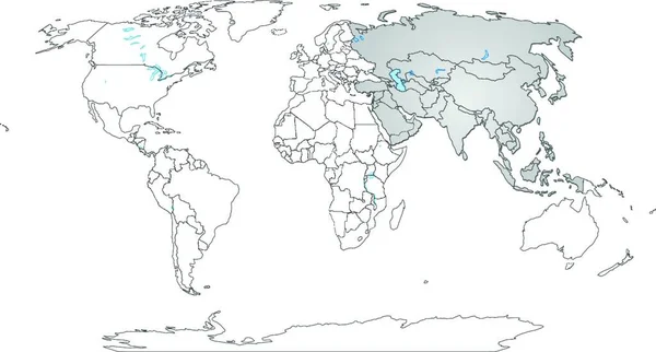 Carte Peut Être Utilisée Immédiatement Est Optimisée Pour Impression Utilisation — Image vectorielle