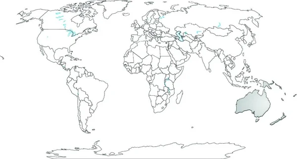 Carte Peut Être Utilisée Immédiatement Est Optimisée Pour Impression Application — Image vectorielle