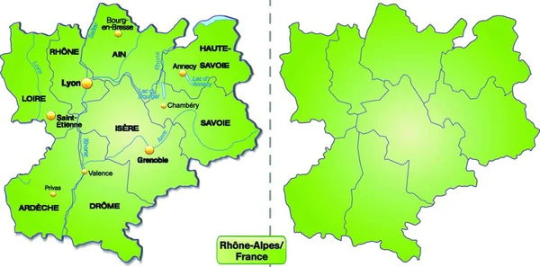 Mapa Světa Kopírovat Prostor — Stockový vektor