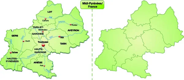 Mapa Světa Kopírovat Prostor — Stockový vektor