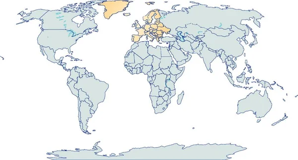 Carte Peut Être Utilisée Immédiatement Est Optimisée Pour Impression Application — Image vectorielle