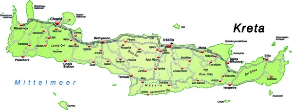 Illustrazione Vettoriale Sulla Mappa Sull Atlante — Vettoriale Stock