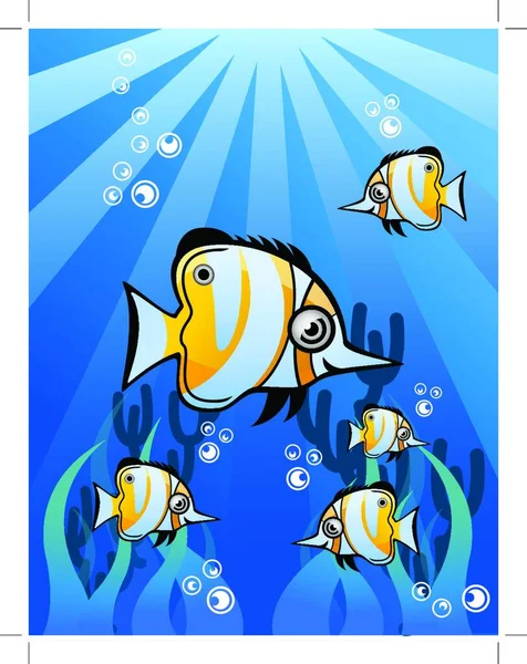 ไอคอนแบนของกล มปลาต วตลก ภาพวาดเวกเตอร — ภาพเวกเตอร์สต็อก