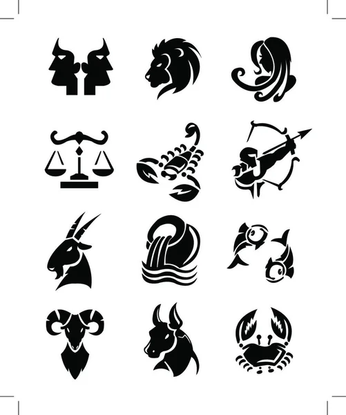 Signe Zodiaque Astrologie — Image vectorielle