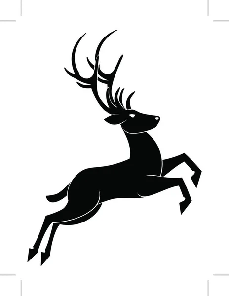 鹿类野生动物 — 图库矢量图片