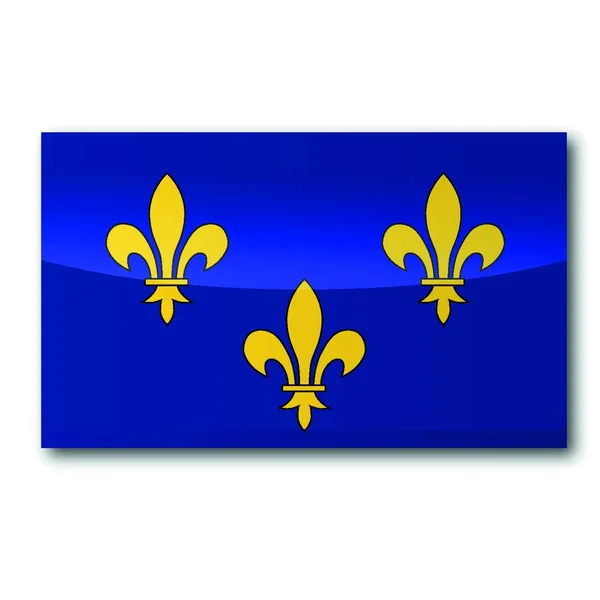 Flag France Vector Illustration — Archivo Imágenes Vectoriales