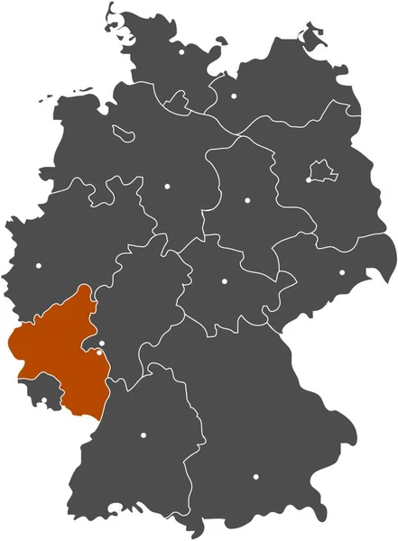Weinhang Greyzelen Gleishborach Germany Weinstrae Pfalz ラインラント プファルツ ドイツ エウロパ — ストックベクタ