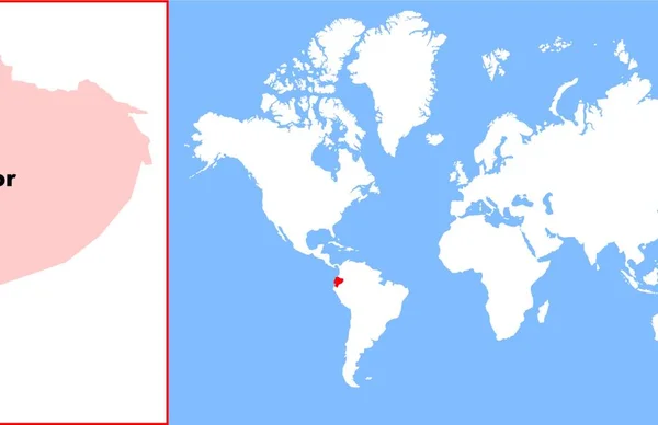 Mapa Mundo Com Bandeira Continentes Ilustração Vetorial — Vetor de Stock