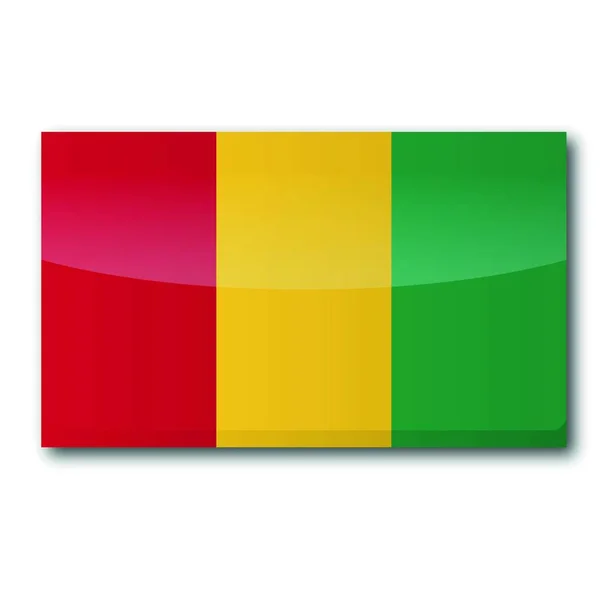 旗几内亚 矢量图解 — 图库矢量图片