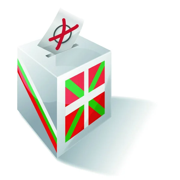 Boîte Sélection Pays Basque — Image vectorielle