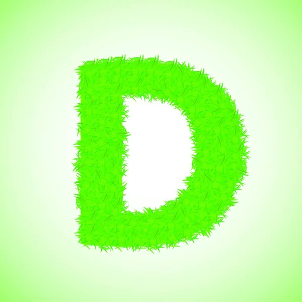Барвиста Ілюстрація Травою Зеленому Фоні Вашого Дизайну — стоковий вектор