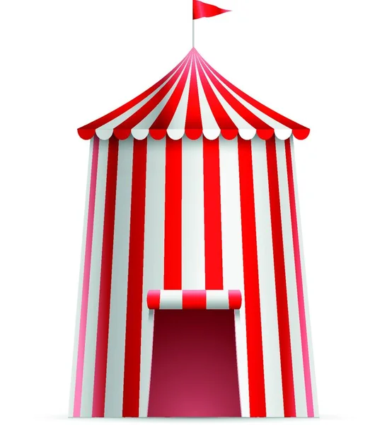 Векторная Иллюстрация Цирковой Палатки — стоковый вектор