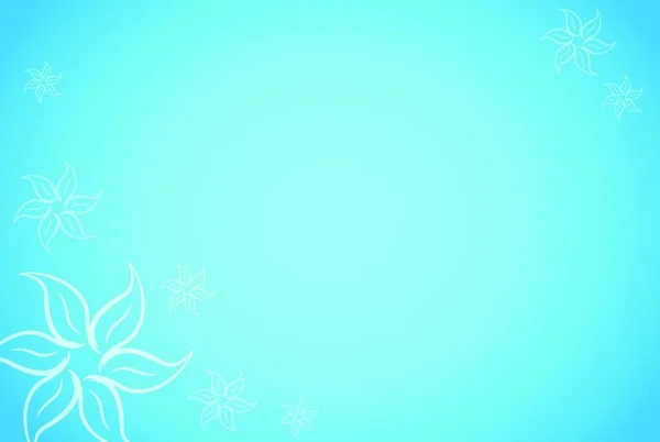 Векторна Ілюстрація Концепції Синього Квіткового Фону — стоковий вектор