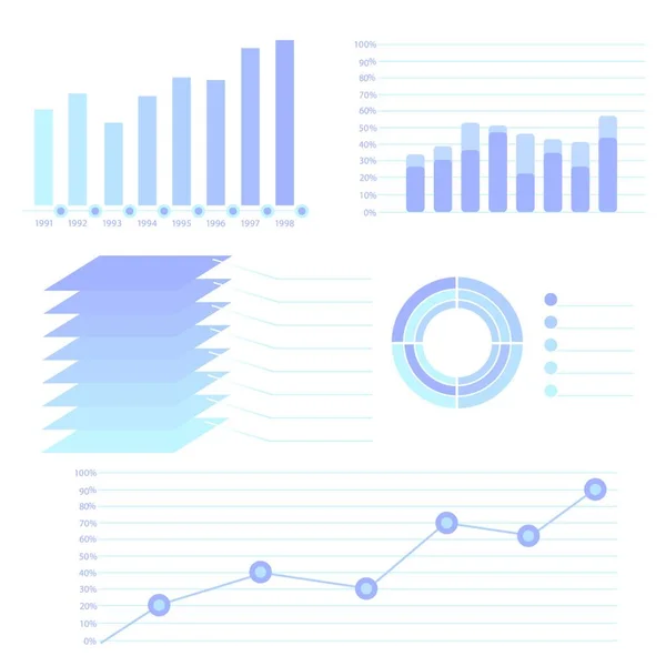 당신의 디자인에 비즈니스 프로젝트에 그래픽으로 — 스톡 벡터