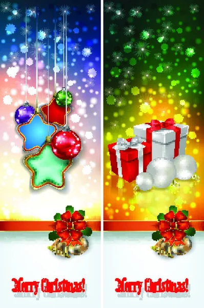 Saludos Celebración Abstracta Con Elementos Ilustrativos Navidad — Vector de stock