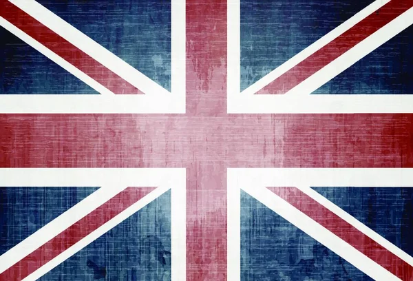 Bandiera Grunge Del Regno Unito — Vettoriale Stock
