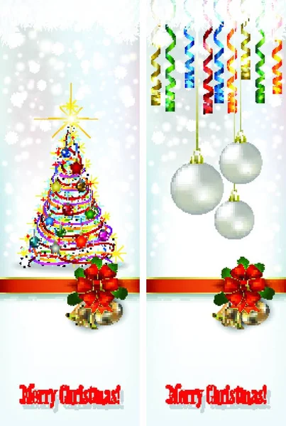 Saludos Celebración Abstracta Con Elementos Ilustrativos Navidad — Archivo Imágenes Vectoriales