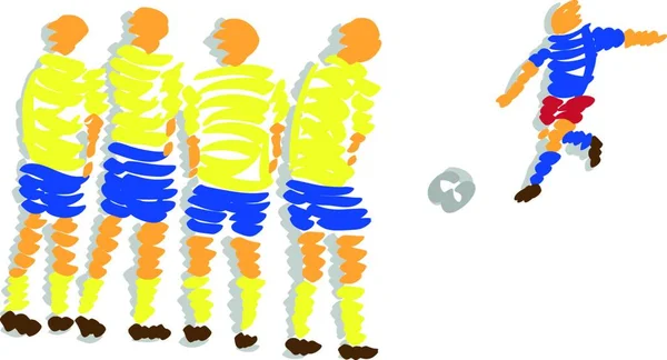抽象设计足球 背景分离 — 图库矢量图片
