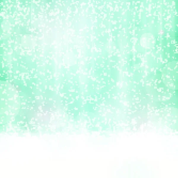 Abstrakter Hintergrund Winterfarben Mit Verschwommenen Lichtpunkten Sterne Und Lichteffekte Geben — Stockvektor