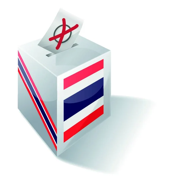 Tayland Bir Güneydoğu Asya Ülkesidir — Stok Vektör