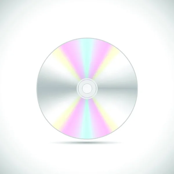 白い背景に分離された Dvd または のイラストレーション — ストックベクタ