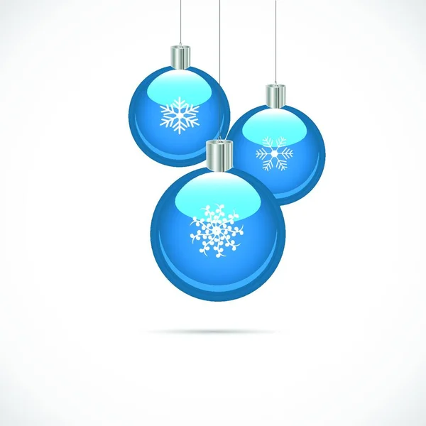 Illustration Christmas Ornament Isolerad Vit Bakgrund — Stock vektor