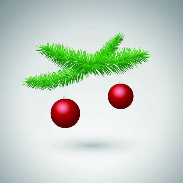 Ilustración Decoración Navidad — Vector de stock