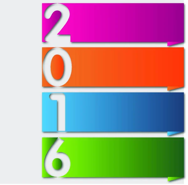 Тезисы Доклада Новым 2016 Годом — стоковый вектор