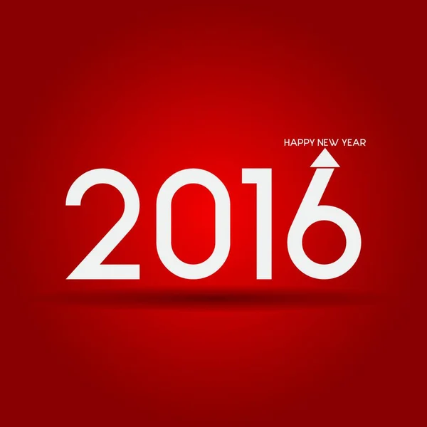 抽象背景 快乐新的一年 2016 — 图库矢量图片