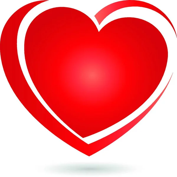 Λογότυπο Καρδιά Καρδιές Εικονίδιο — Διανυσματικό Αρχείο
