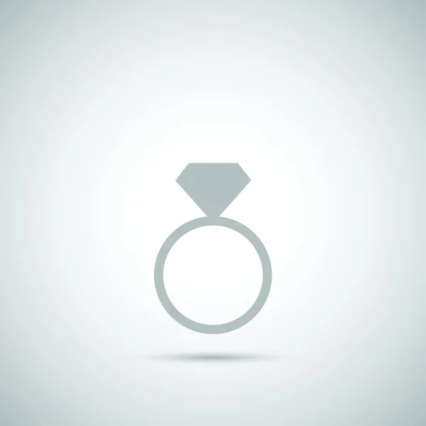 Illustration Une Silhouette Diamant Sur Fond Clair — Image vectorielle