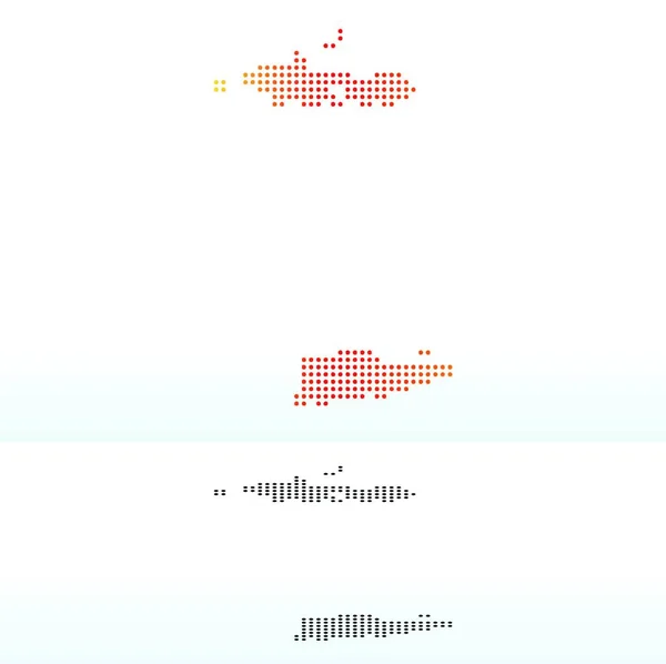 矢量图像 美属维尔京群岛点状图 — 图库矢量图片