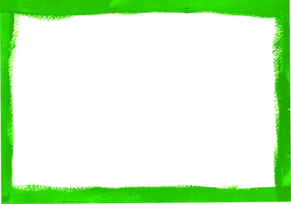 Beyaz Arkaplanda Yeşil Boya — Stok Vektör