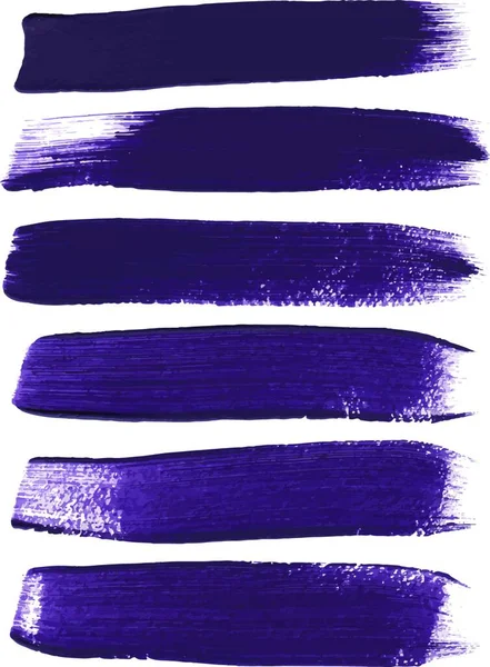 Tinta Violeta Vectorial Pinceladas — Vector de stock