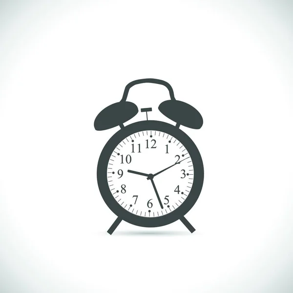 Illustration Une Horloge Abstraite Isolée Sur Fond Blanc — Image vectorielle