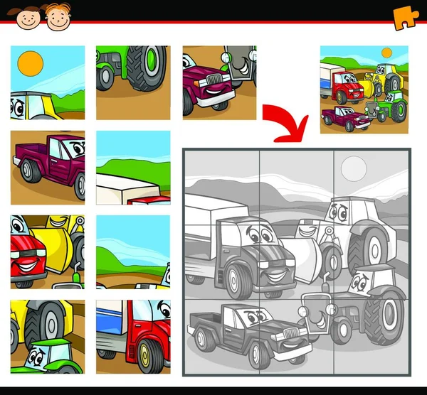 Quebra-cabeça para crianças - Veículos, carros e caminhões ! Jogos