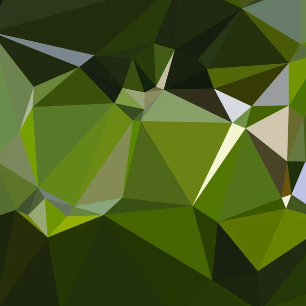 Niedrige Polygon Stil Illustration Eines Jägers Grünen Abstrakten Geometrischen Hintergrund — Stockvektor