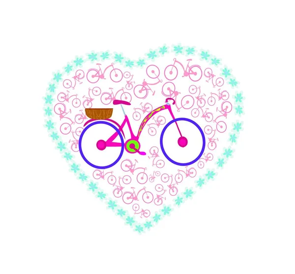 Adore Mon Vélo — Image vectorielle