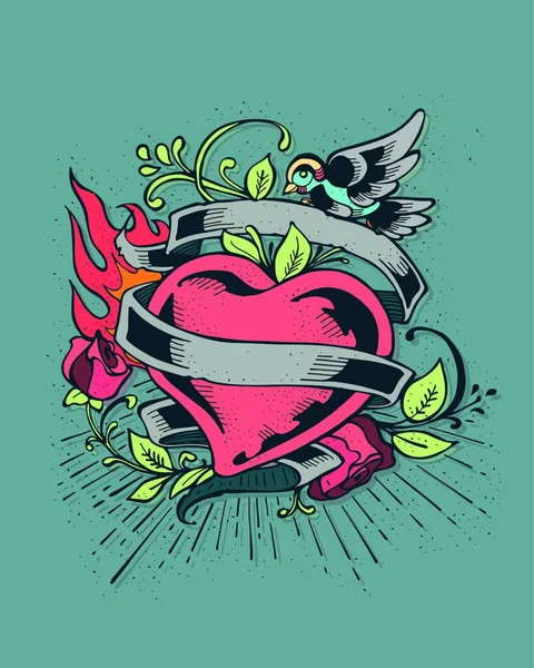Heart Flamesストックベクター ロイヤリティフリーheart Flamesイラスト ページ 3 Depositphotos