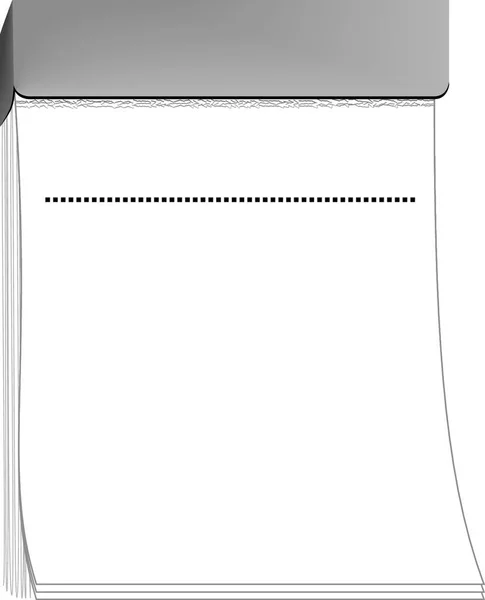 空撕下日历的矢量说明 — 图库矢量图片