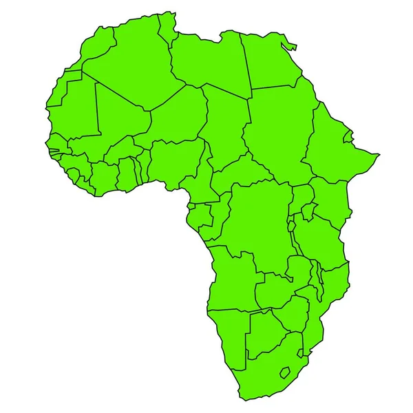 Continente Africano —  Vetores de Stock